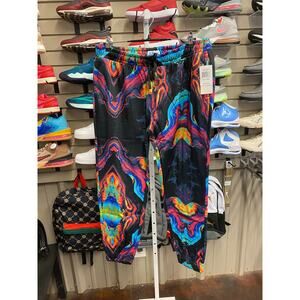 Fresh Prints of Bel-Air Joggers Psychedelic Multicolored Graphic Size XL NWT